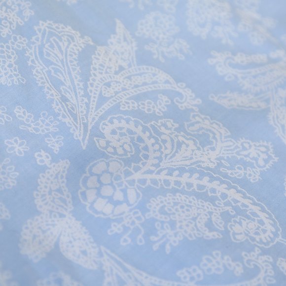 Robert Graham Blue Floral Paisley Embroidered Shirt - Picture 5 of 6